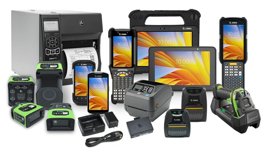 Industrial barcode label printer for warehouse and factory use